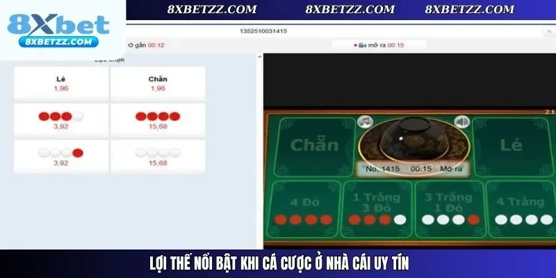 Lợi thế nổi bật khi cá cược ở nhà cái uy tín